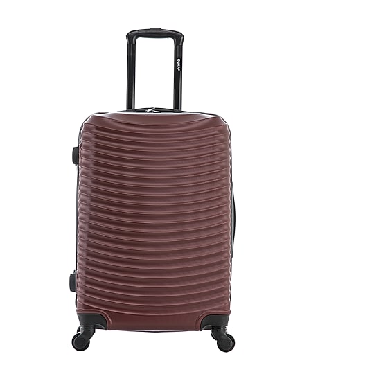 Dukap Adly 24 Inch Hardside Lightweight Checked Spinner Luggage