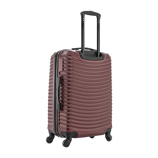 Dukap Adly 24 Inch Hardside Lightweight Checked Spinner Luggage