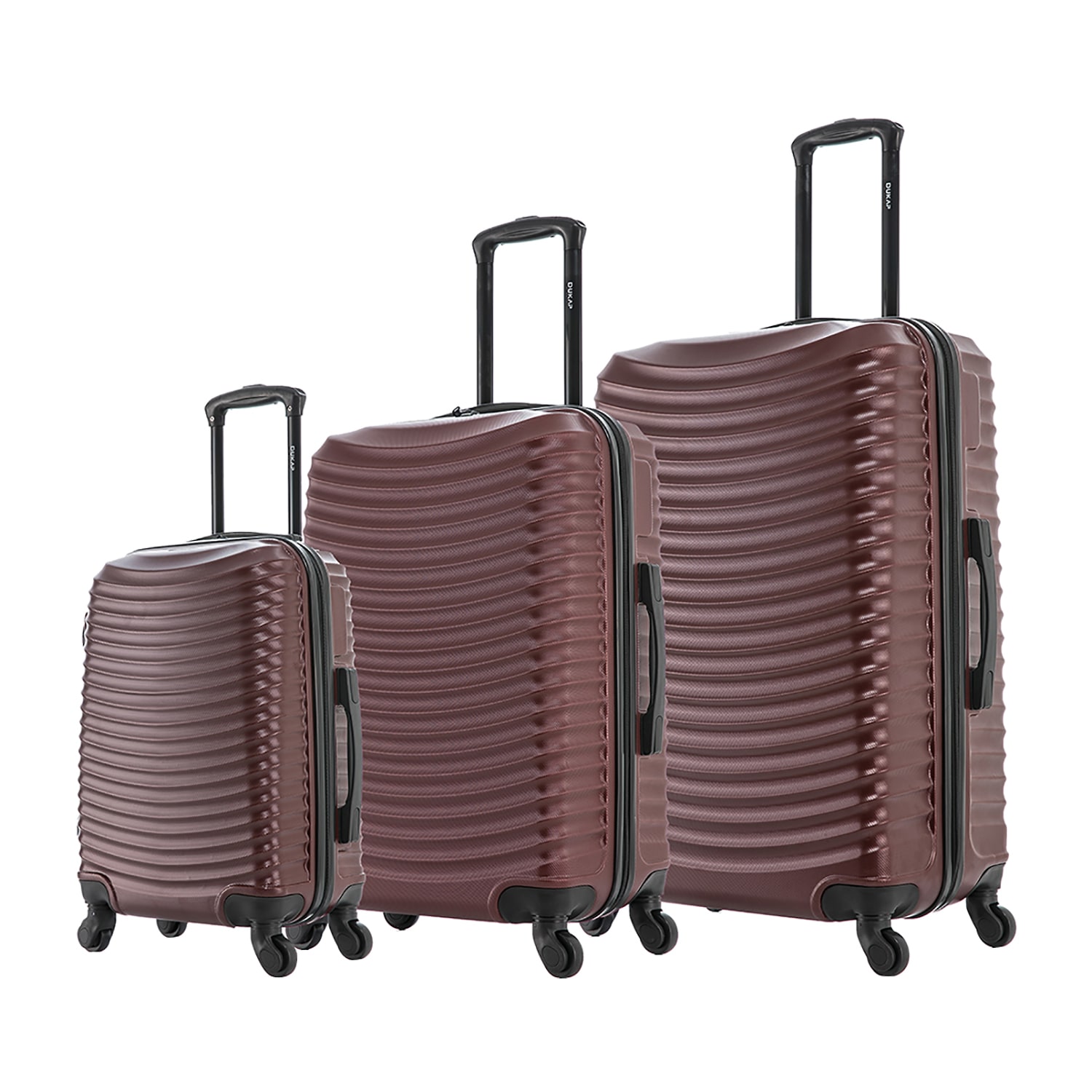 DUKAP Adly 3-pc.Hardside Lightweight Spinner Luggage Set