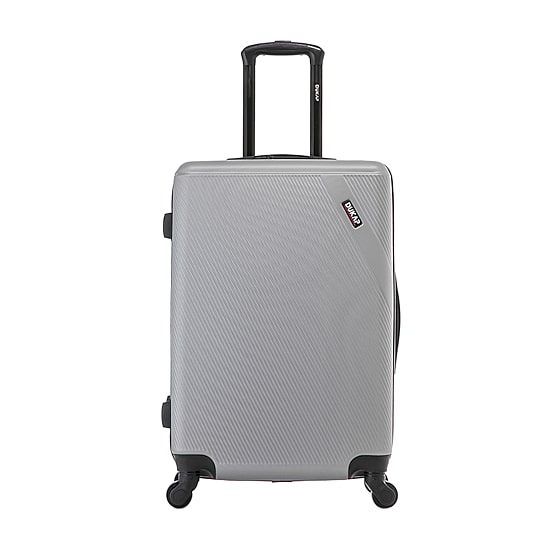 Dukap Discovery 24 Inch Hardside Lightweight Checked Spinner Luggage