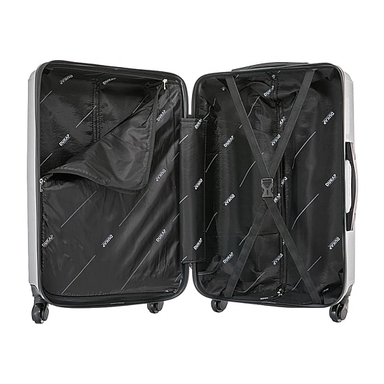 Dukap Discovery 24 Inch Hardside Lightweight Checked Spinner Luggage