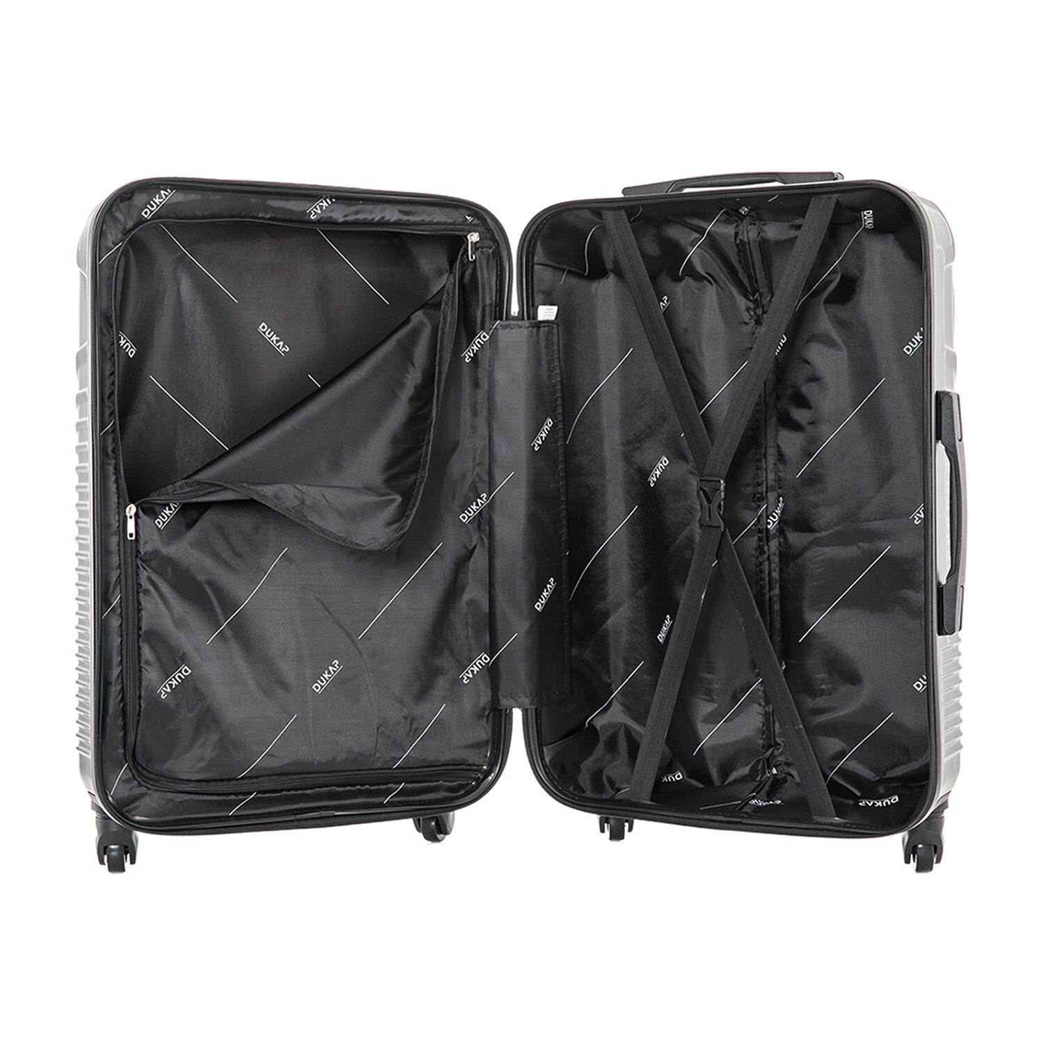 Dukap Inception 24 Inch Hardside LIGHTWEIGHT Checked Spinner Luggage