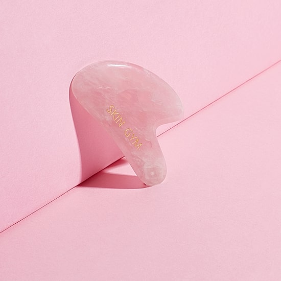 Skin Gym Rose Quartz Heart Gua Sha Tool