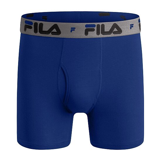 FILA Stretch Fly Mens 4 Pack Boxer Briefs Fm312bxcs25amz