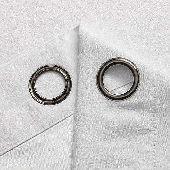 Regal Home Vista Embossed Grommet Top Energy Saving Embossed Blackout Set of 2 Curtain Panel
