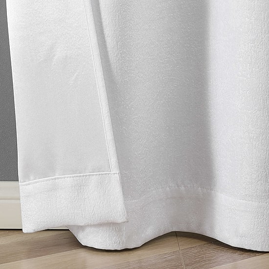 Regal Home Vista Embossed Grommet Top Energy Saving Embossed Blackout Set of 2 Curtain Panel
