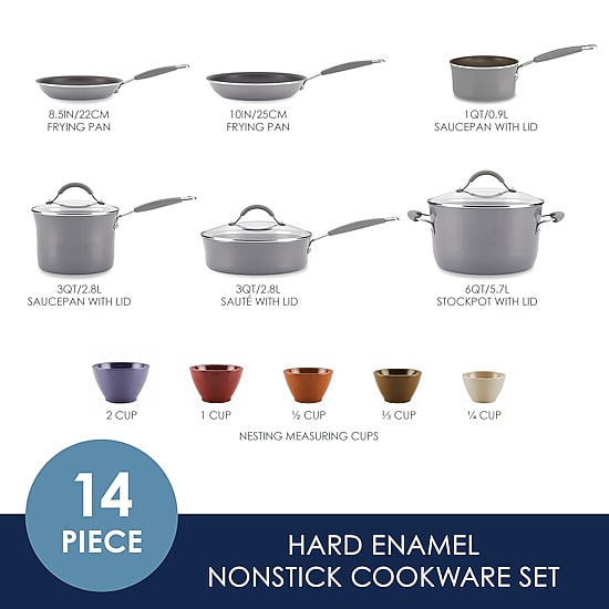 Rachael Ray Cucina 14-pc. Non-Stick Cookware Set
