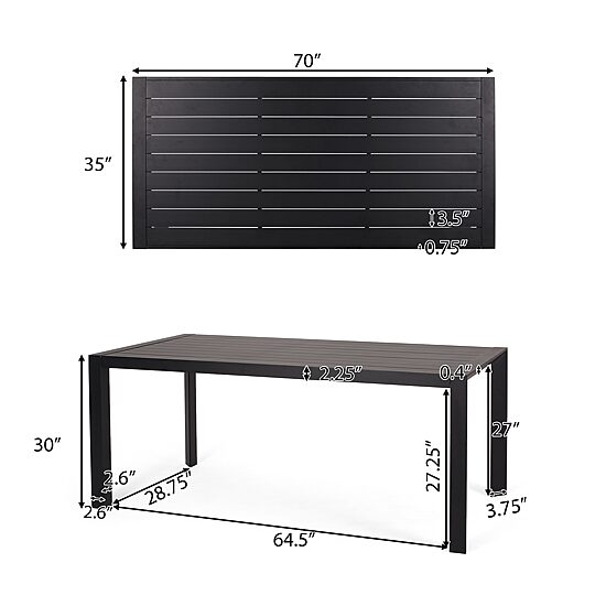 Templin Rectangular Dining Table