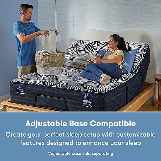 Serta Quilted Perfect Sleeper X Hybrid Knox 13.75" Plush Tight Top - Mattress + Box Spring