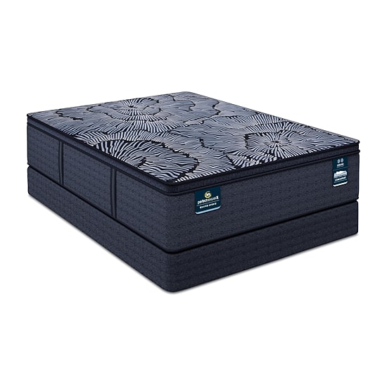 Serta Quilted Perfect Sleeper X Hybrid Lexton 14.25" Medium Pillow Top - Mattress + Box Spring