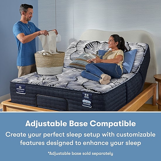Serta Quilted Perfect Sleeper X Hybrid Lexton 14.25" Medium Pillow Top - Mattress + Box Spring