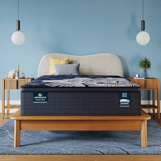 Serta Quilted Perfect Sleeper X Hybrid Max 15" Plush Pillow Top - Mattress + Box Spring