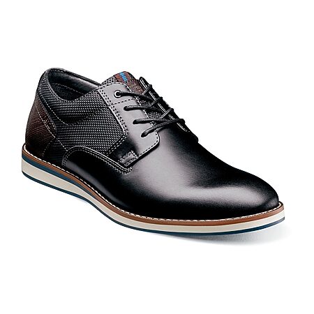 collection men's brantin plain toe dress casual shoes Clarks Collection Men's Brantin Plain Toe Dress Casual Shoes - Navy Leather