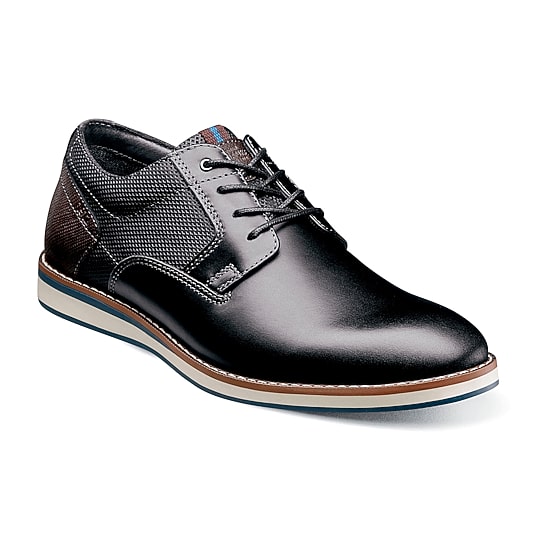 Nunn Bush Circuit Plain Mens Round Closed Toe Oxford Shoes