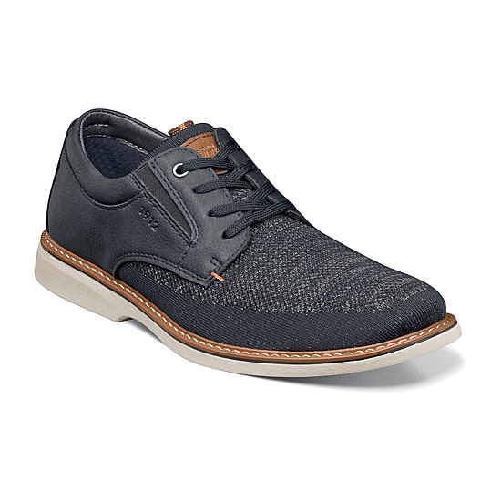Nunn Bush Otto Knit Plain Mens Round Oxford Shoes