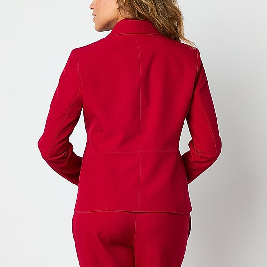 Black Label by Evan-Picone Womens Classic Fit Suit Jacket