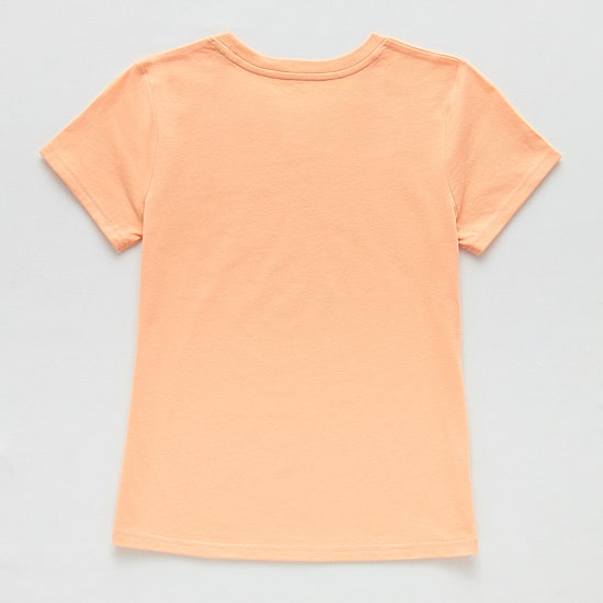 Xersion Little & Big Kid Girls Crew Neck Short Sleeve Regular Fit Graphic T-Shirt