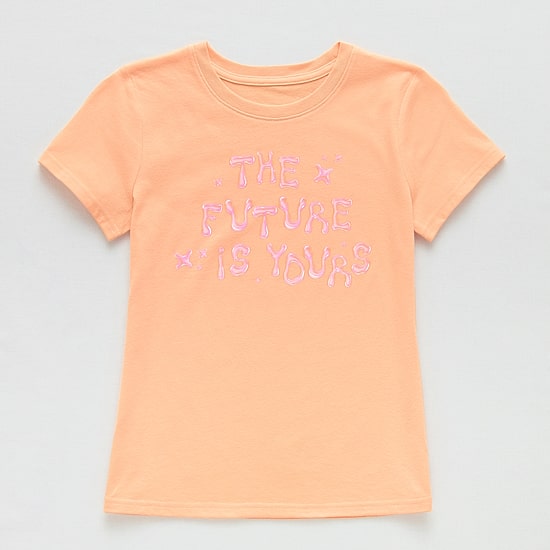 Xersion Little & Big Kid Girls Crew Neck Short Sleeve Regular Fit Graphic T-Shirt