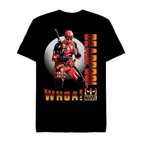 Novelty Mens Short Sleeve Deadpool Graphic T-Shirt, Xx-large, Black
