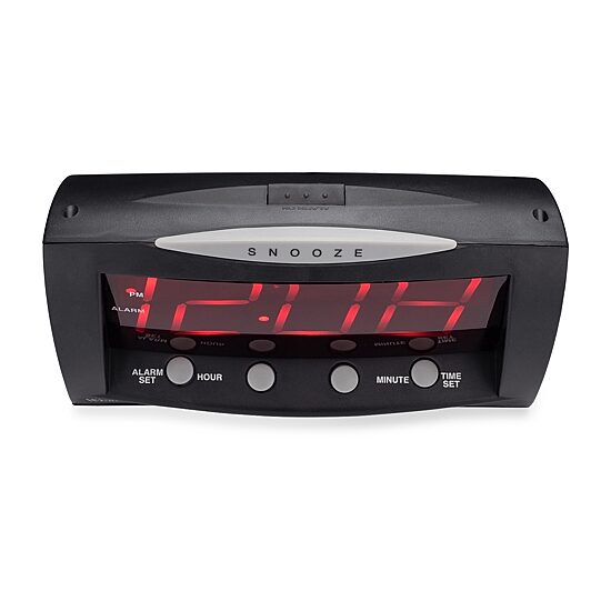 Westclox 1.8" Snooze Alarm Clock