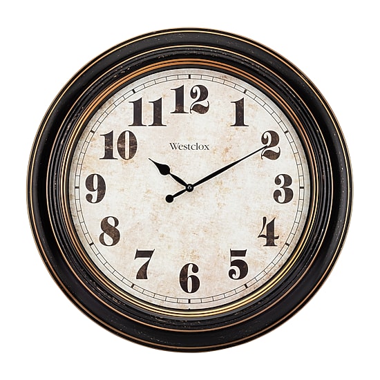 Westclox Oversized Classic Analog Round Wall Clock