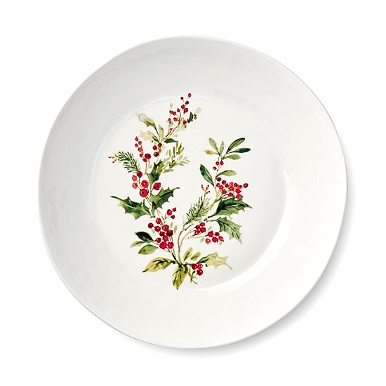 Certified International Holly And Vines Stoneware Serving Bowl