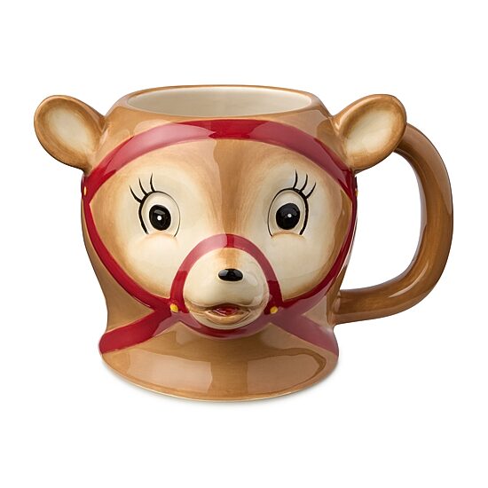 Certified International Santa'S Retro Christmas 4-pc. Holiday Coffee Mug