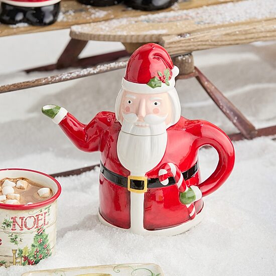 Certified International Nutcracker Parade Ceramic Teapot