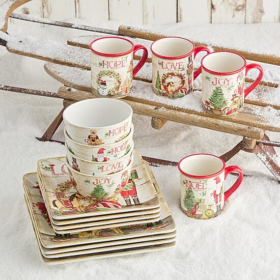Certified International Nutcracker Parade 16-pc. Ceramic Dinnerware Set