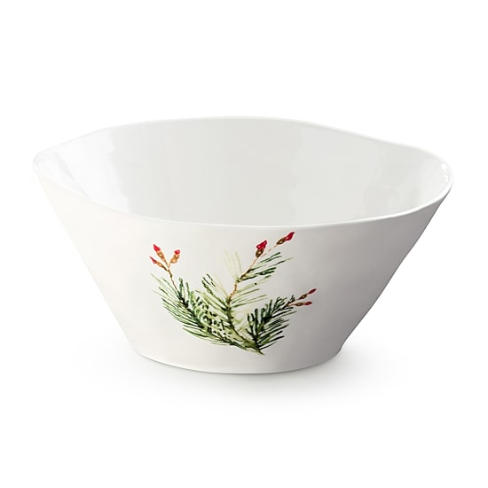 Certified International Holly And Vines Stoneware Serving Bowl