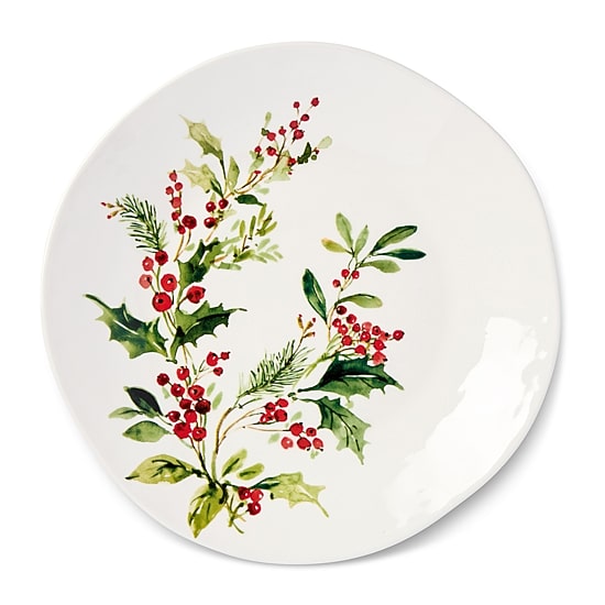 Certified International Holly And Vines 4-pc. Stoneware Dinner Plate
