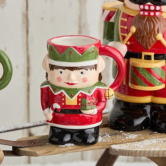 Certified International Nutcracker Parade 4-pc. Holiday Coffee Mug