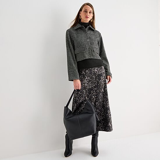 Worthington Womens Midweight Cropped Jacket