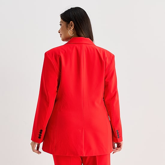 Worthington Womens Plus Regular Fit Blazer