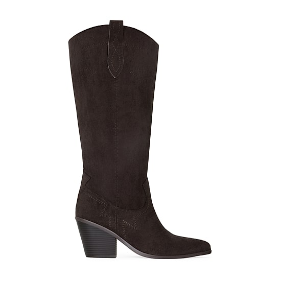 RM Rebecca Minkoff Womens Nicole Stacked Heel Cowboy Boots