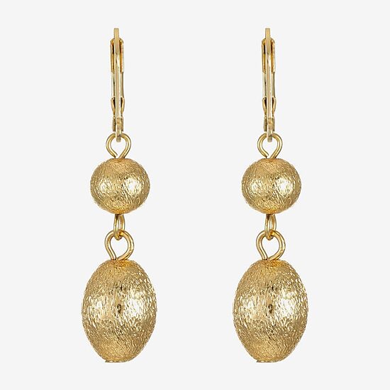 Monet Jewelry Beaded Double Womens Round Drop Earrings