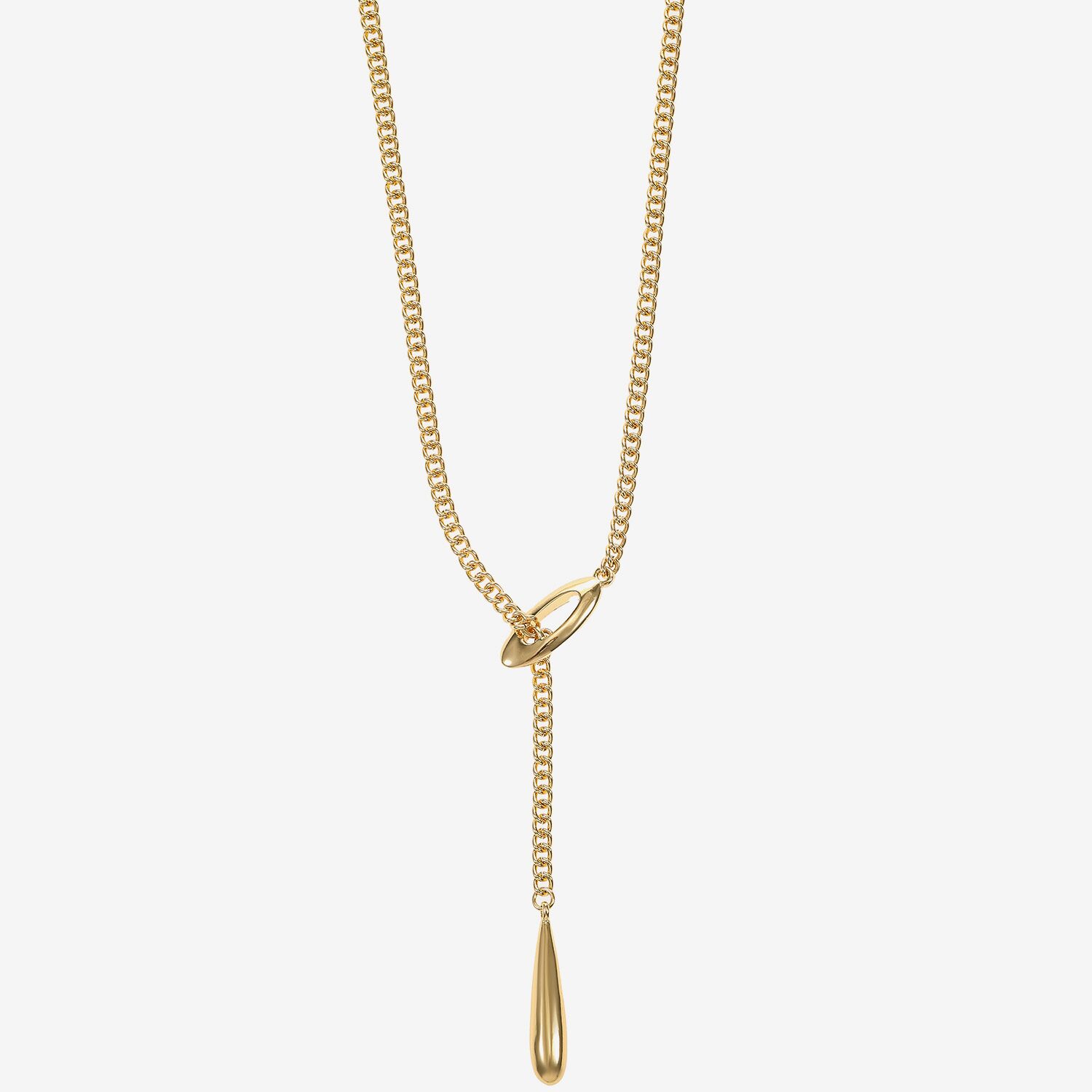 Liz Claiborne Bolo Adjustable Womens 17 Inch Y Necklace