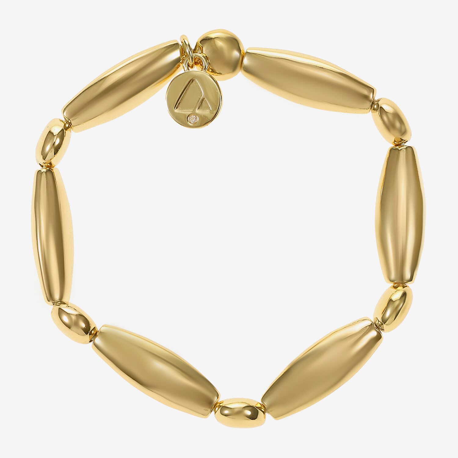 Liz Claiborne Elongated Bead Womens Stretch Bracelet