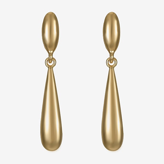 Liz Claiborne Double Womens Hypoallergenic Drop Earrings