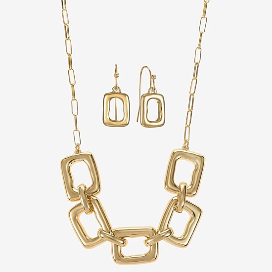 Liz Claiborne Womens Square 2-pc. Jewelry Set