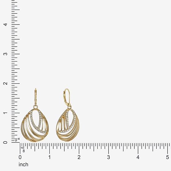 Monet Jewelry Womens Glass Drop Earrings