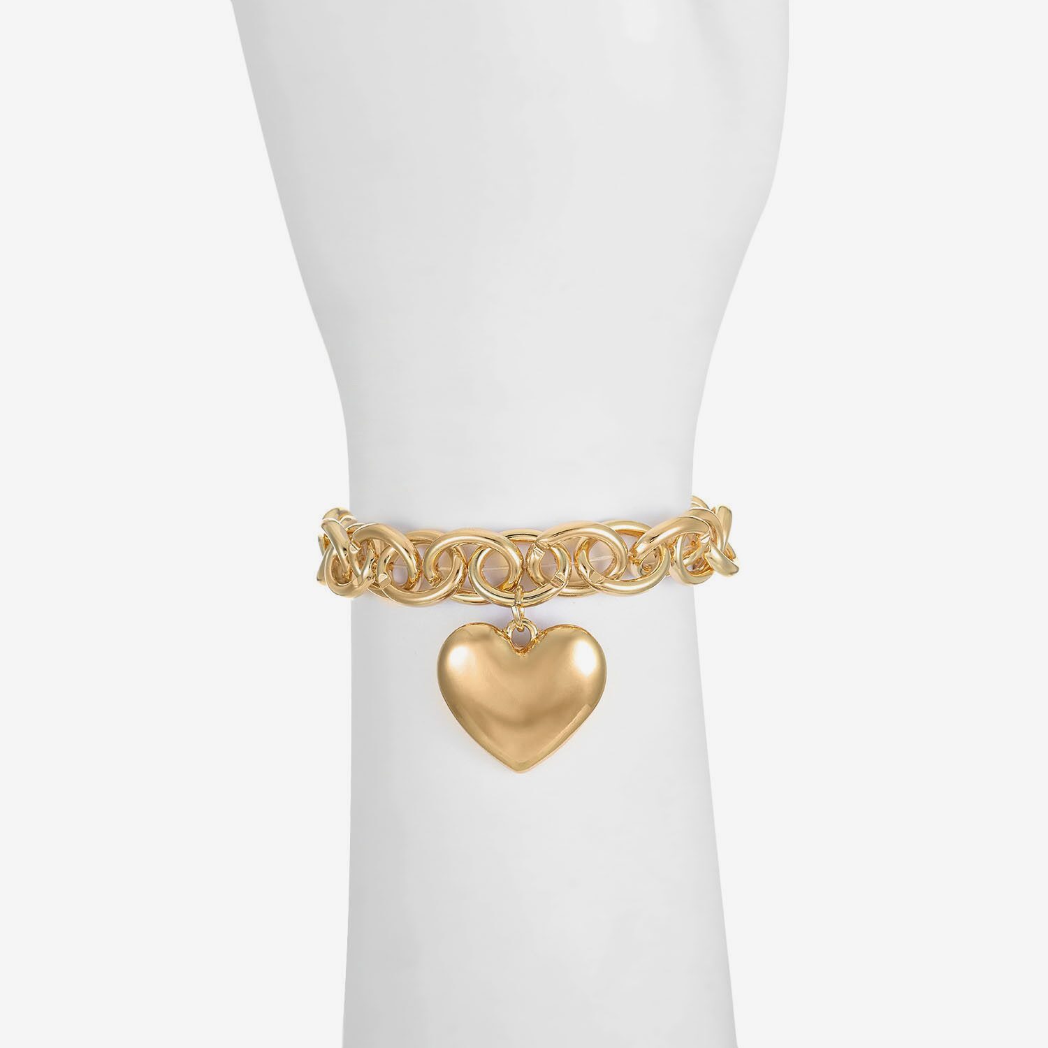 Liz Claiborne Womens Heart Stretch Bracelet