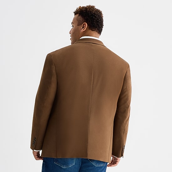 J. Ferrar 360 Stretch Mens Big and Tall Regular Fit Sport Coat