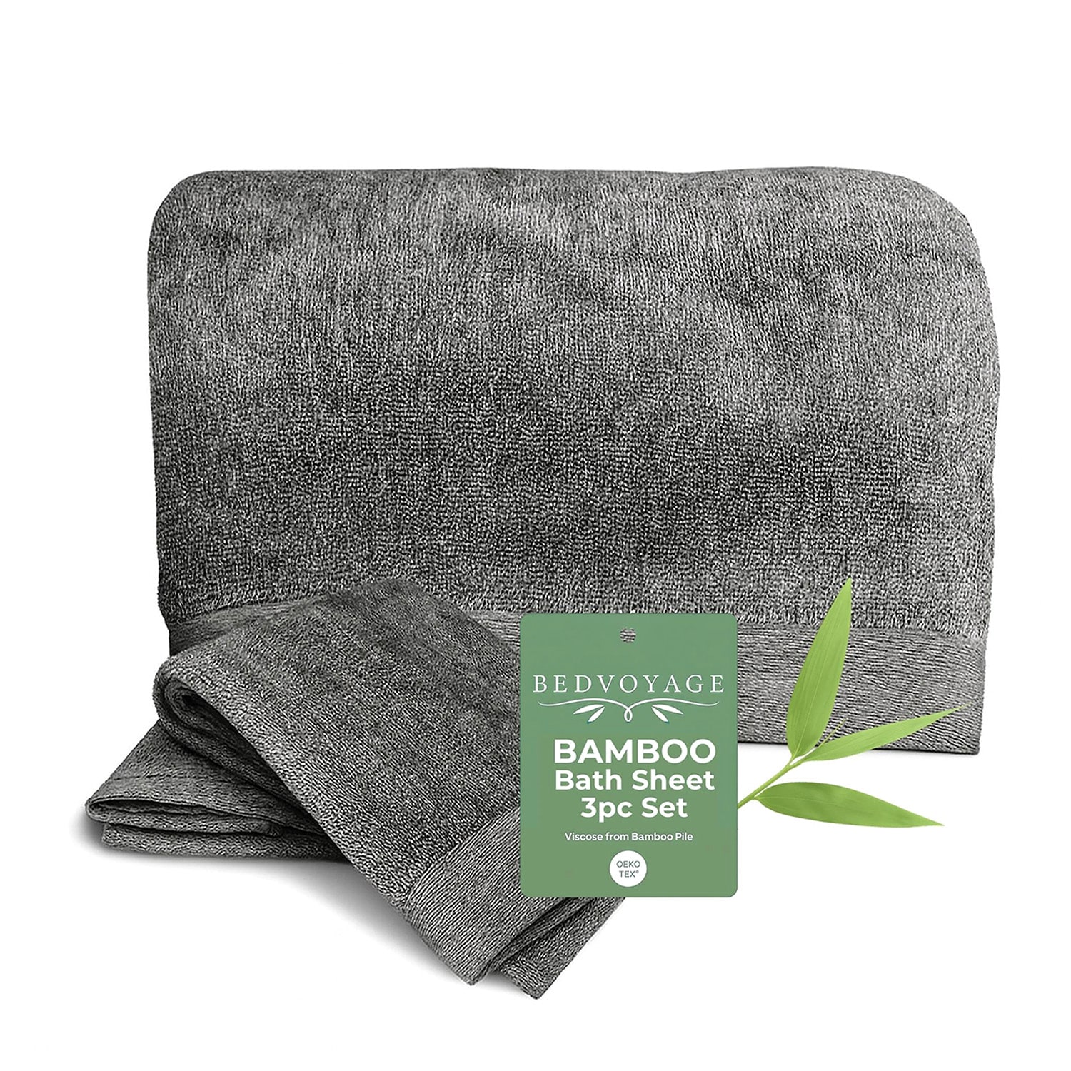 Bedvoyage 3-pc. Solid Bath Towel Set
