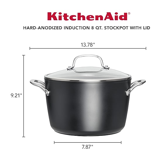 KitchenAid Hard Anodized 8-qt. Non-Stick Stockpot