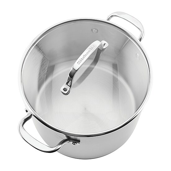 KitchenAid 3-Ply Stainless Steel 8-qt. Stockpot