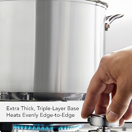 KitchenAid 3-Ply Stainless Steel 8-qt. Stockpot