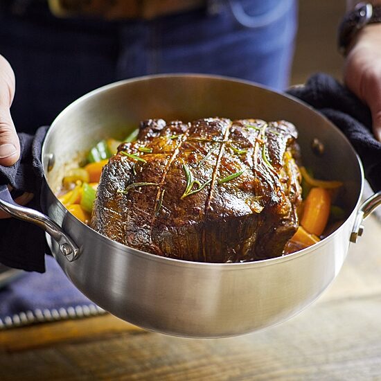 KitchenAid 3-Ply Stainless Steel 4-qt. Dutch Oven