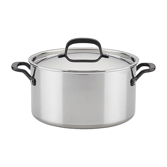 KitchenAid 5-Ply Clad Stainless Steel 8-qt. Stockpot