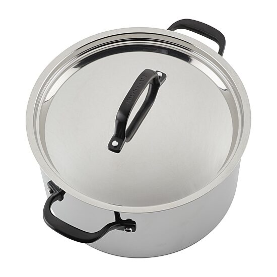 KitchenAid 5-Ply Clad Stainless Steel 8-qt. Stockpot